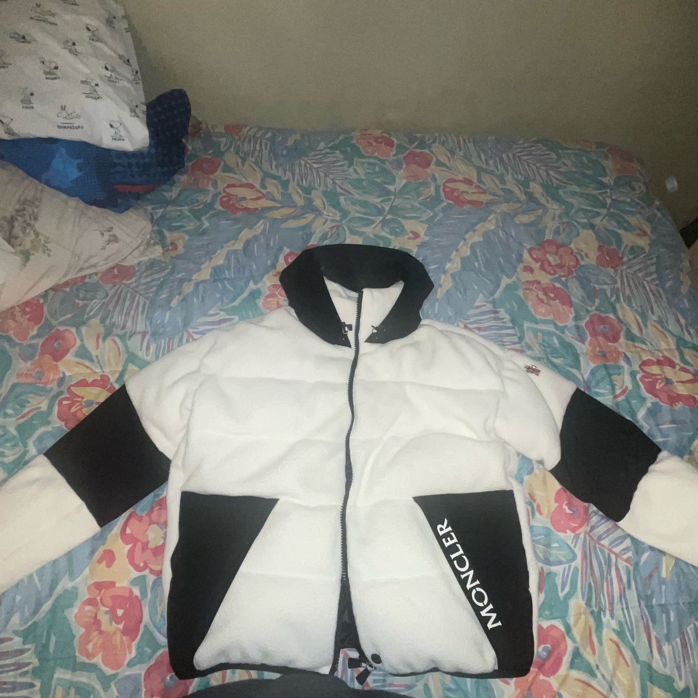 Moncler Grenoble Polar Fleece Down Hooded Jacket